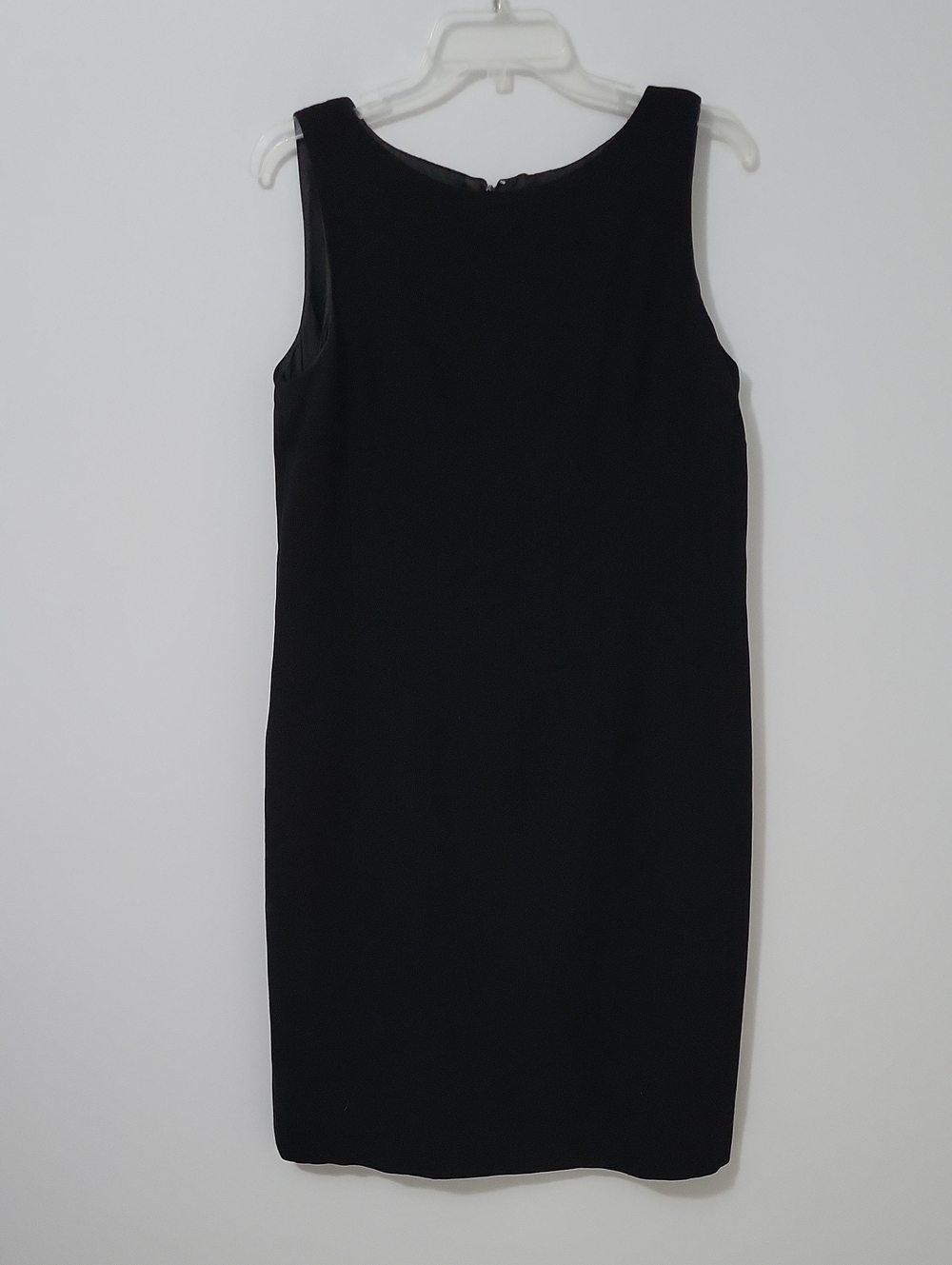Donna Morgan Black Sleeveless Sheath Dress, Size 14